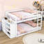 Lit superposé en bois 4 tiroirs avec tablettes-581376242-581376245
