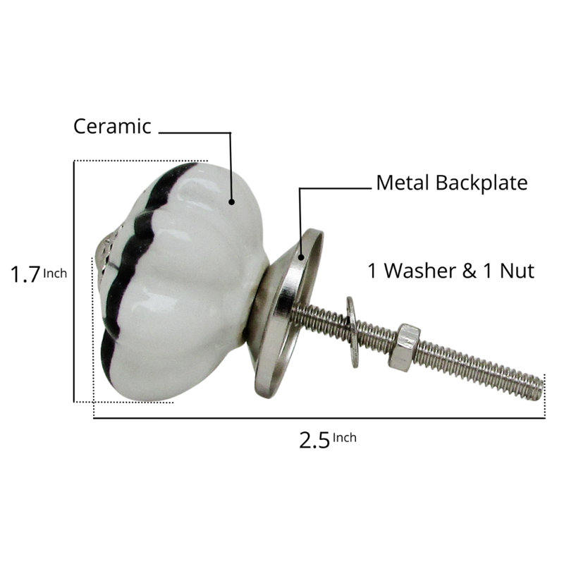 Ensemble de 15 boutons surdimensionnés de 15,5 po de diamètre peints à la main