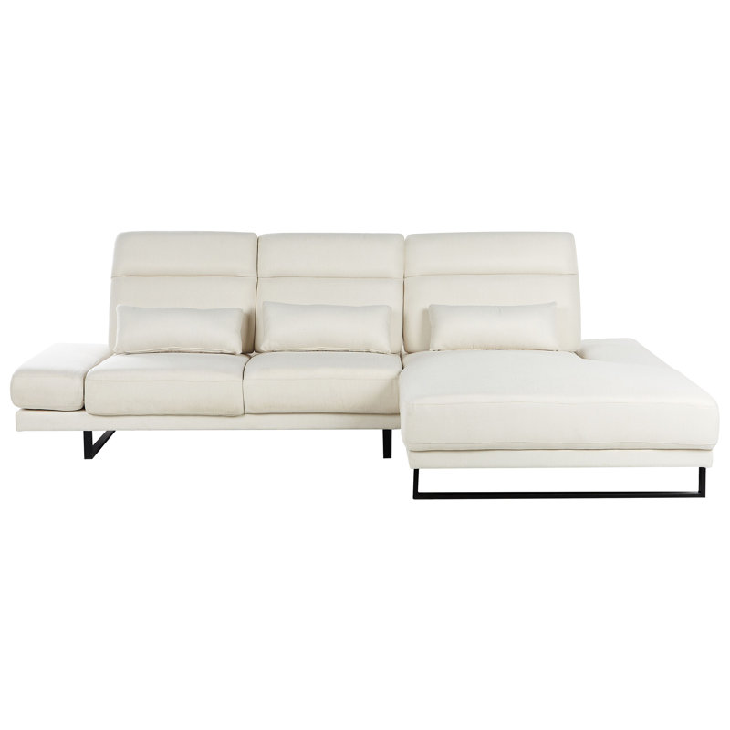 IKAST 4 Seater Reclining Sofa & Chaise, Light Beige