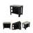Kitchen Island, Three Concealed Shelves-384721192