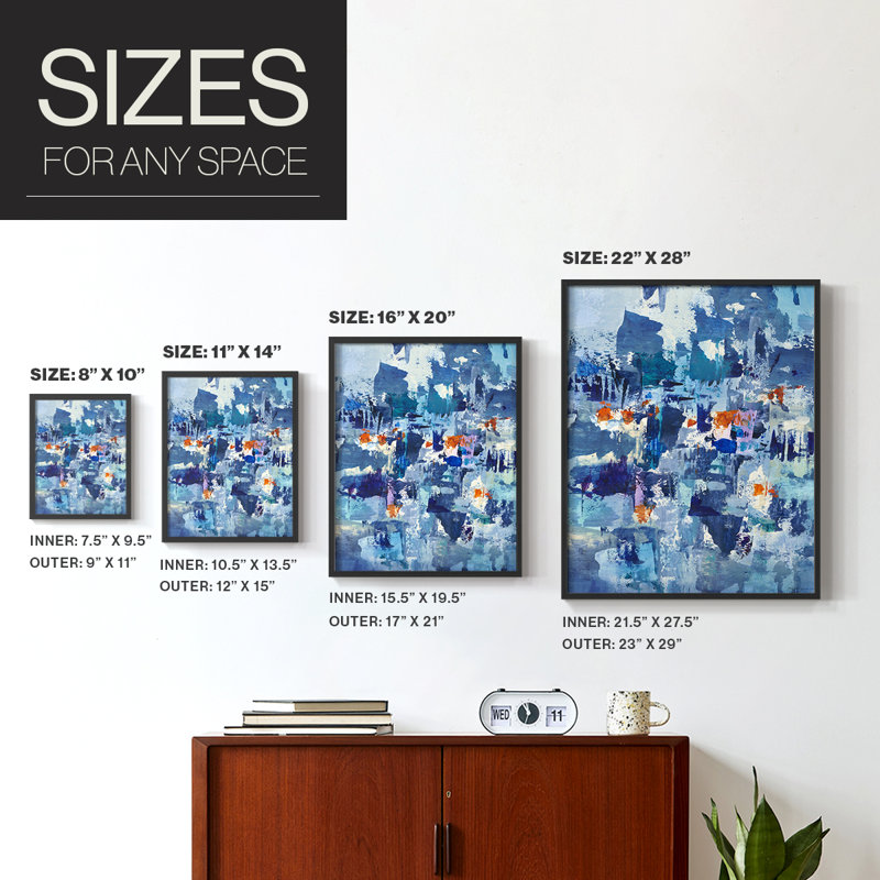 Reticent III Framed Print - Solid Wood