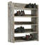 10 Pair Solid Wood Shoe Rack