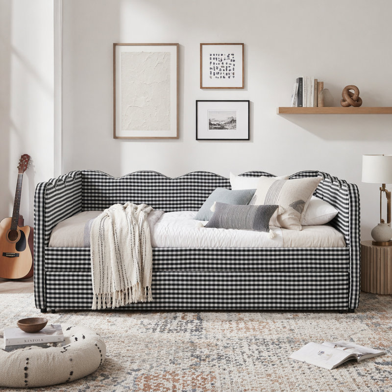Lit de jour double, Lit gigogne simple, Noir