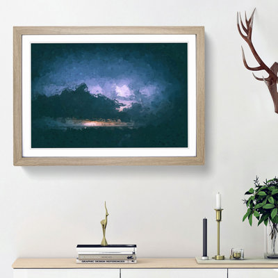 Storm Clouds in Abstract - Framed Print