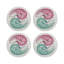 Sous-verres ronds en cuir Nautilus Palm Beach-119015145