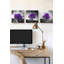«Vibrant Tree Series: Amethyst Triptych (Ensemble de 3)», art mural sur toile-24714575