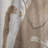 Gold Glam Squares III - Linen Curtain-521280467