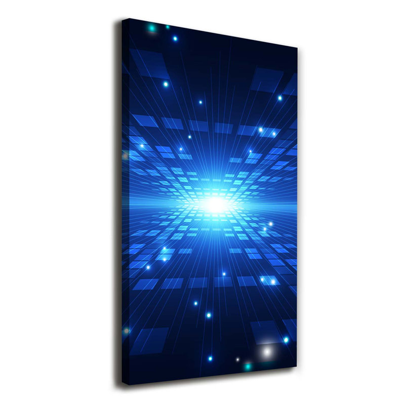 Three-dimensional Background - Wrapped Canvas Print