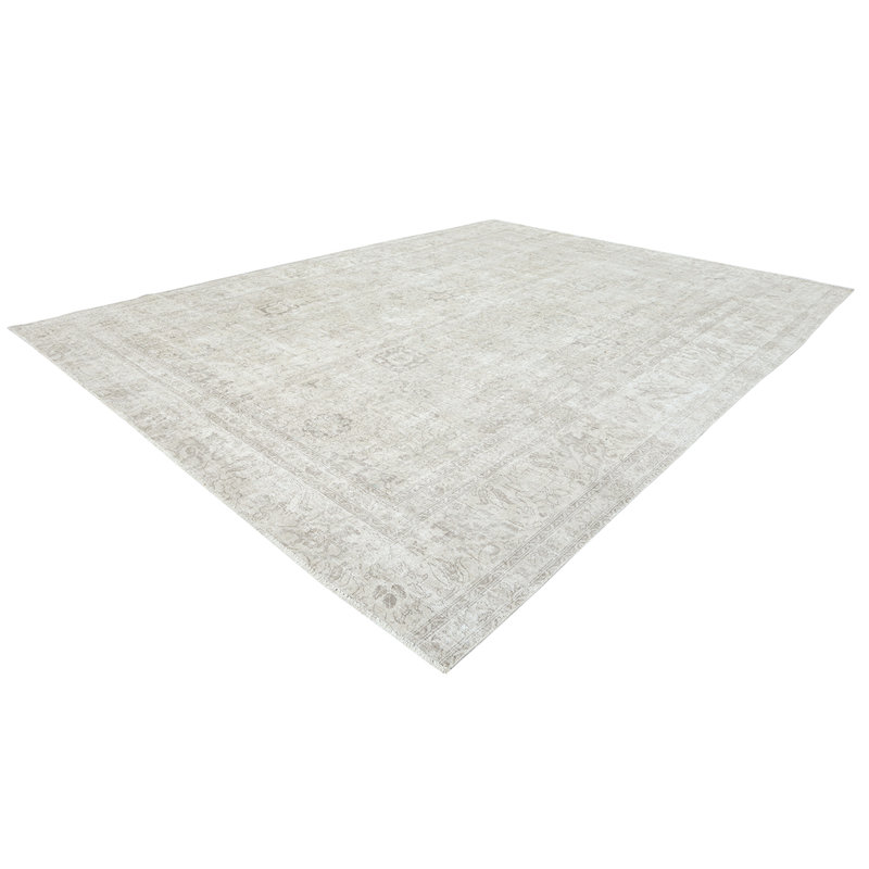 ZIVNVIZIGWH00 Wool Area Rug in White, Rectangle 10' x 14'