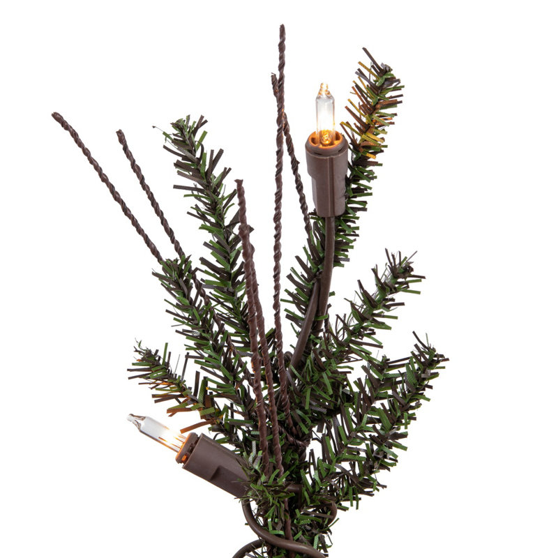 Vienna Twig Artificial Christmas Tree with Stand, 3' H, Unlit