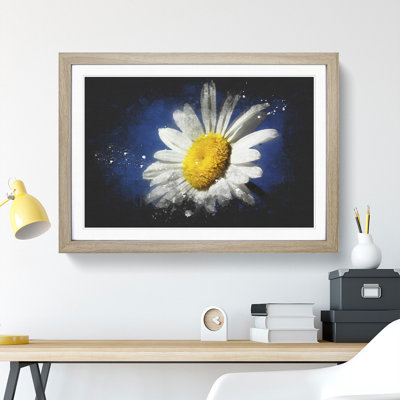 White Daisy Vol.5 - Picture Frame Graphic Art