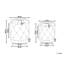 Manufactured Wood Accent Stool-2071373517