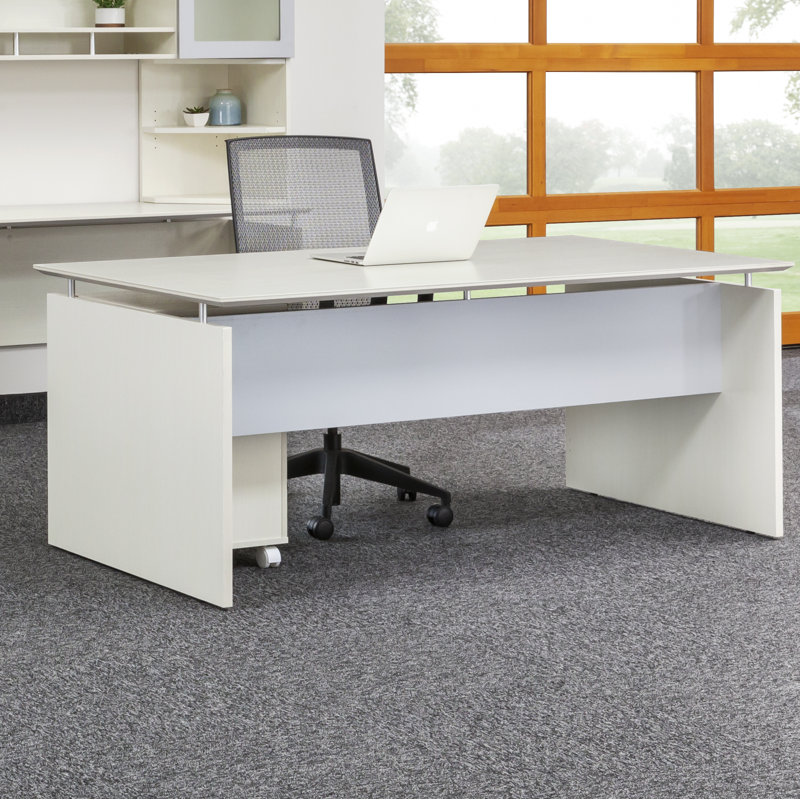 Medina Desk Shell, Textured Sea Salt, 29.5'' H x 72'' W x 36'' D