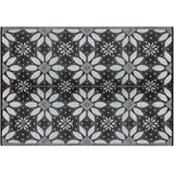 Tapis à motif floral en paille de 5 pi x 7 pi Grimson