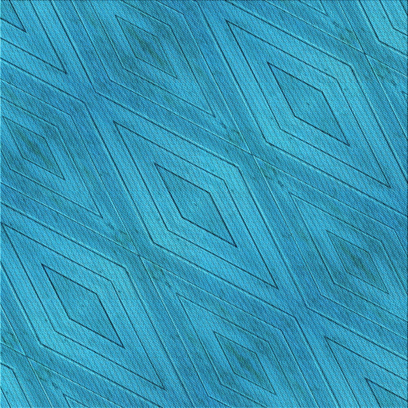 Geometric Indoor Rug, Square 6'