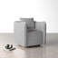 Javad Upholstered Swivel Accent Chair