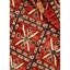 Hand-Knotted High-Quality Red Square Area Rug