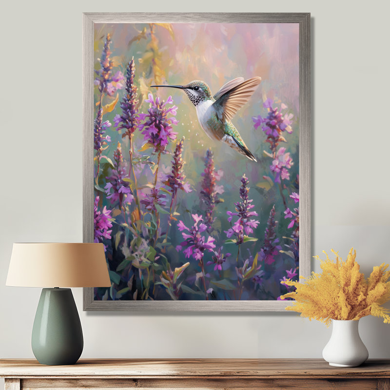 Ferryhill - animaux, art mural sur toile, H 20 po x l 12 po, Picture Framed, Argent argent
