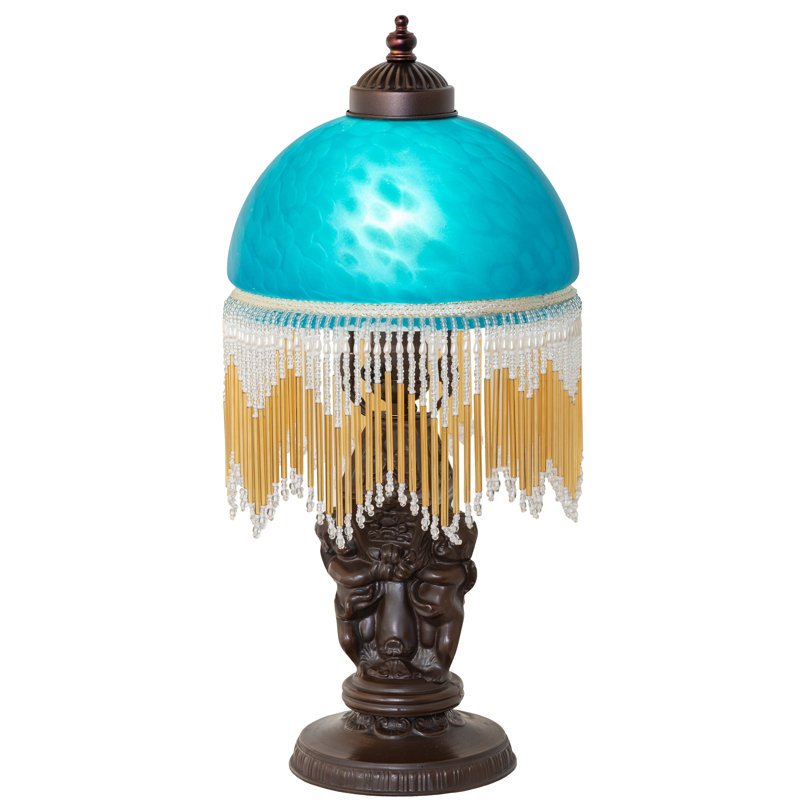 Mini-lampe chérubin 17 "avec haute lanterne 17", Bleu