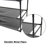 8 Tier Freestanding Stackable Shoe Shelf, Large Capacity Shoe Storage for Entryway Closet