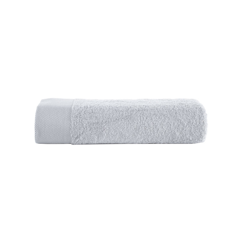 Brooks Brothers Solid Signature, Silver, Bath Sheet - 1 Pack