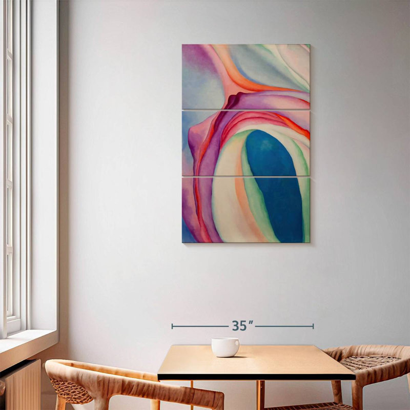 Avery musique rose et bleu II, H 57 po x l 36 po