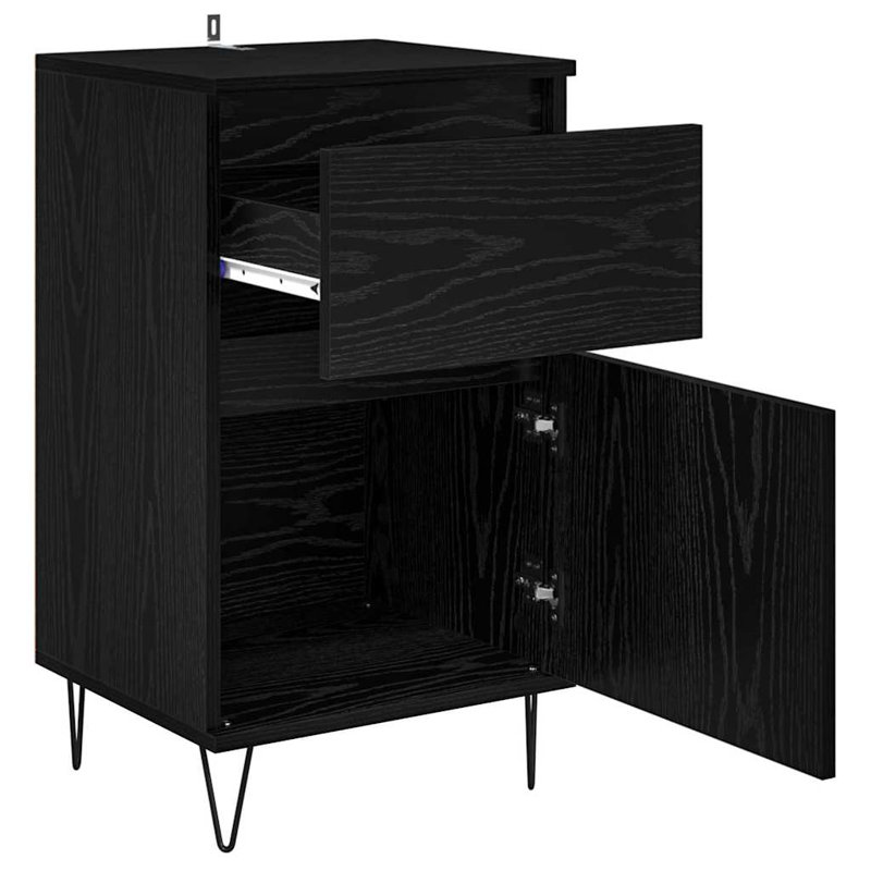 40cm Sideboard, Black Oak