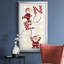 Santa Noel - cadre photo, reproduction d'art textuel-777070492-777070491