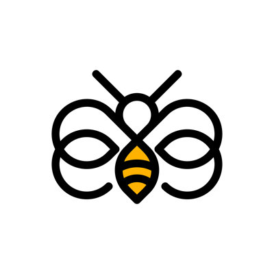 Jeresa Bee Logo Design by Free Store - Wrapped Canvas Print