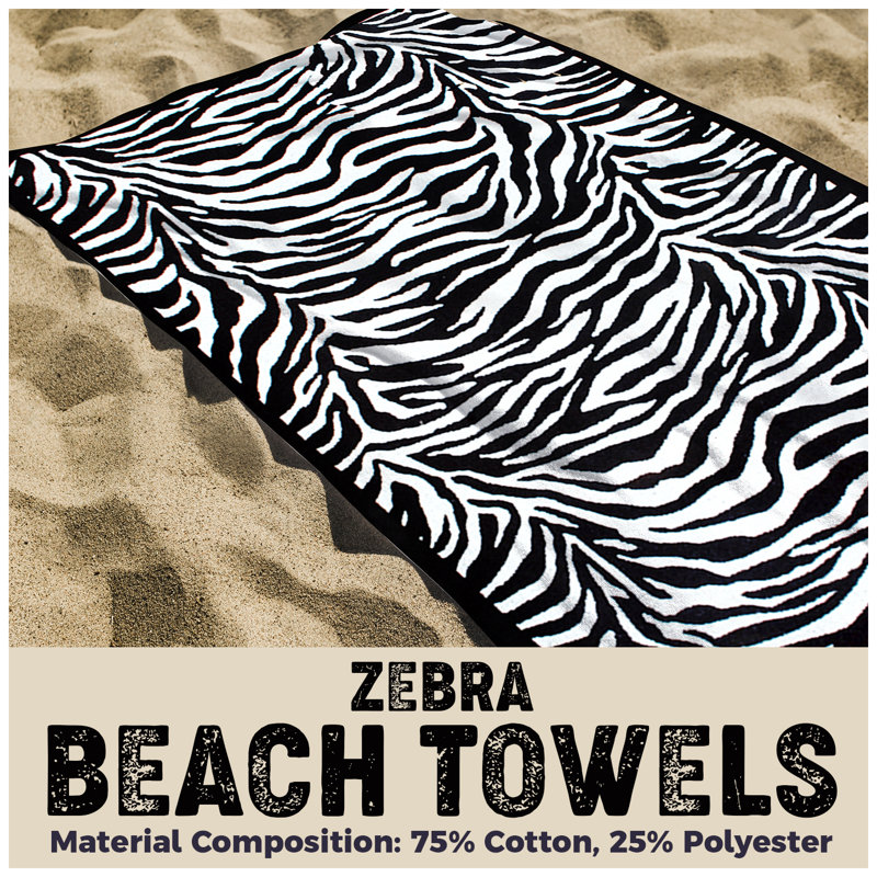 Cotton Blend Ultra Light Beach Towel