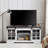 Multipurpose Sliding Door TV Cabinet Large Storage Cabinet with Glass Doors, For TVs Up to 65"-633989956