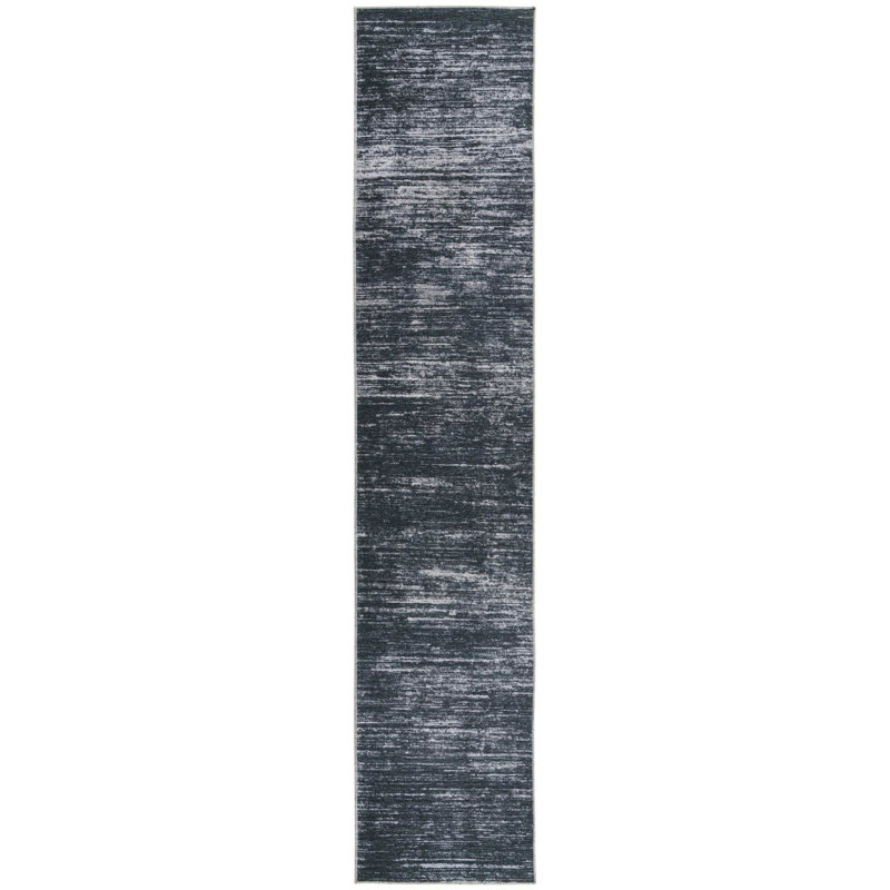 Ikhasa Chenille Abstract Indoor Rug, Runner 2'6" x 12'