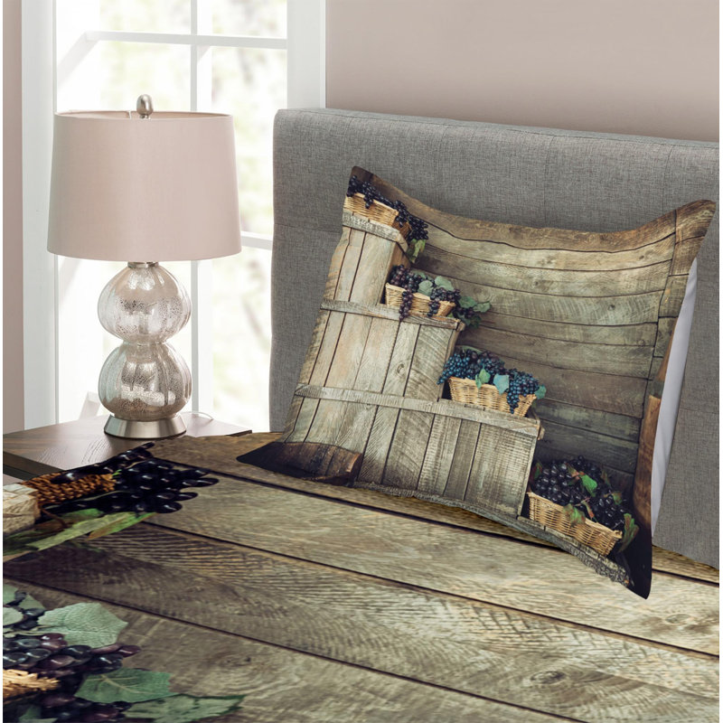 Farmhouse / Country Polyester Coverlet, Twin Coverlet + 1 Sham