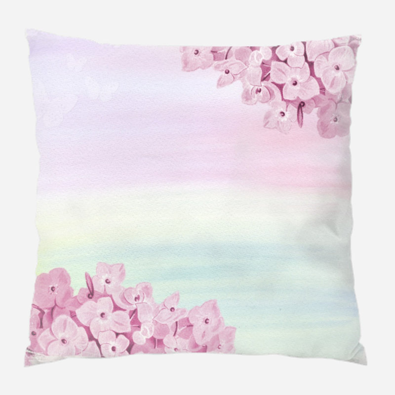 Outdoor Reversible Throw Pillow, Microsuede, Indoor