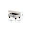 Canapé modulaire inclinable de style moderne en bois crème-1985633442