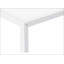 Table d'appoint, console, vestibule, étroit, d'angle, stratifié blanc, métal blanc, contemporain, moderne-622742169