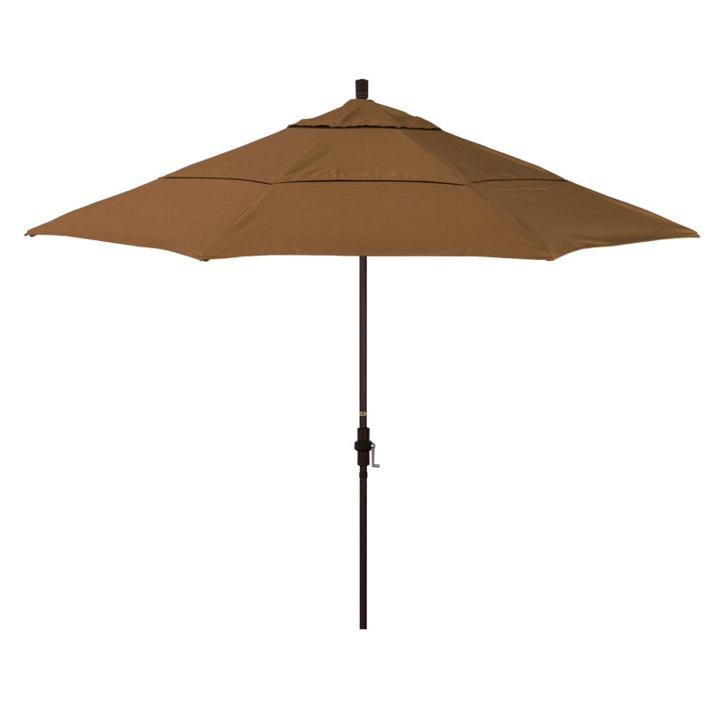 Parasol de marché Broadmeade octogonal Sunbrella, Performance teck
