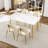 4-Legs Modern Sintered Stone Top Dining Table-117478923
