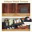 Armoire à café avec 2 tiroirs et 1 compartiment ouvert