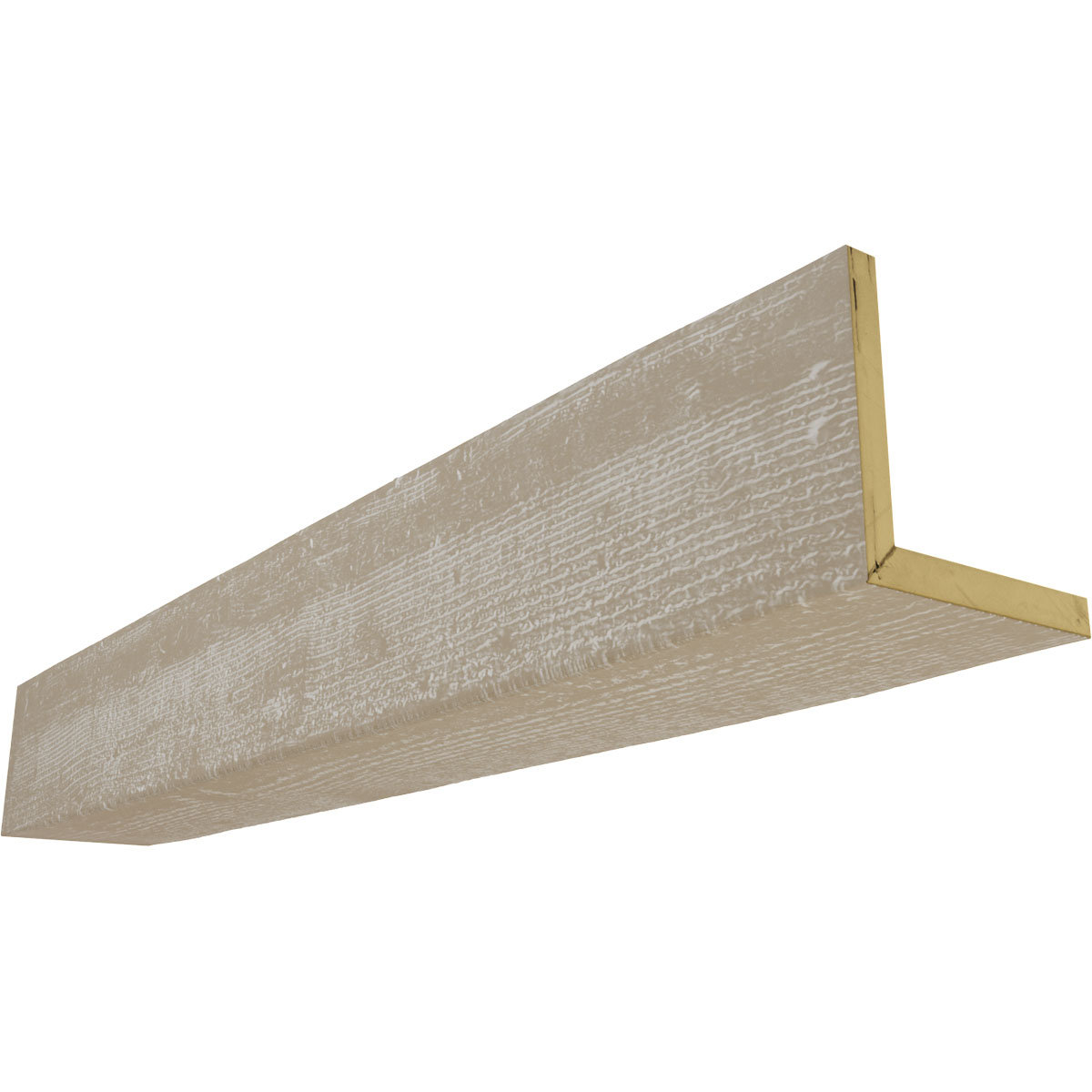 Ekena Millwork 2-Sided (L-beam) Rough Sawn Endurathane Faux Wood ...