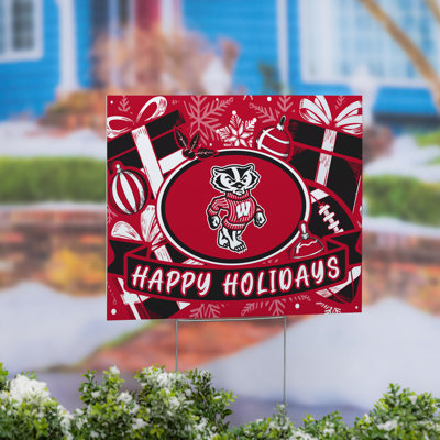 Université de Wisconsin - Madison Yard Sign, Holiday