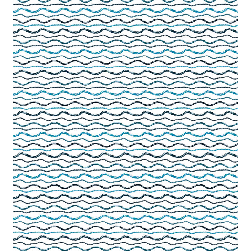 Twin Blue and White Nautical Duvet Cover Set