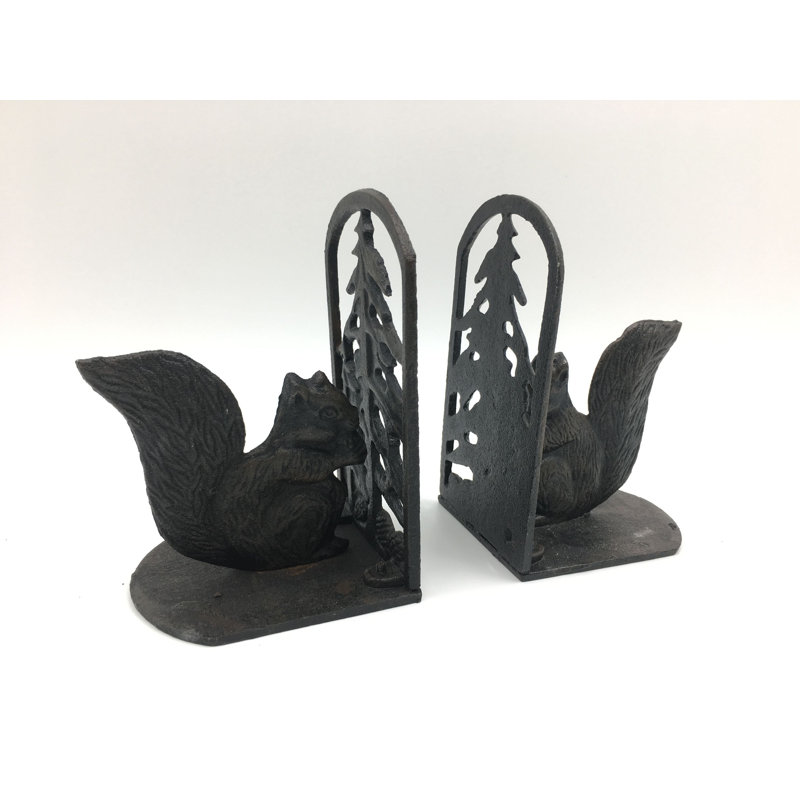 Rustic Metal Bookends