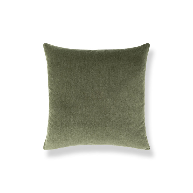 TUDOR VELVET PILLOW, Spruce, Square - 22"H x 22"W
