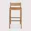 Jack outdoor bar stool - teak
