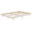Base de lit plate-forme flottante de conception moderne pour couleur blanche délavée-129892515