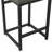 Upholstered Counter Stool with Metal Frame