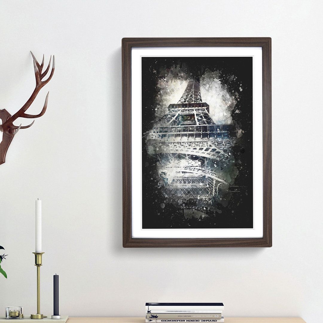The Eiffel Tower in Paris - Framed Print