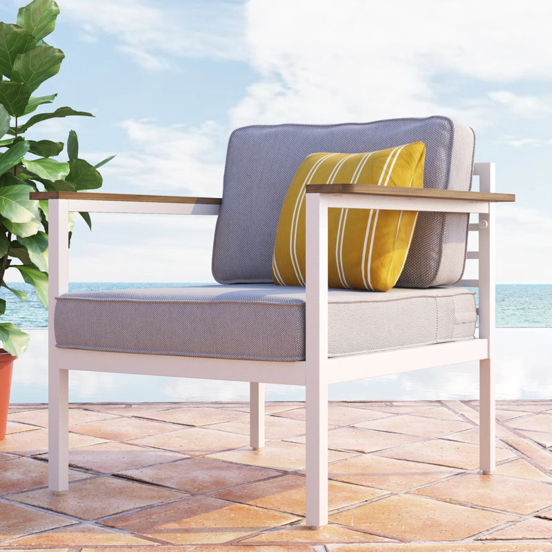 Ensemble de chaises de patio blanches