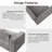 Modular Sofa Upholstered Sponge Foam Couch Loveseat-549065947